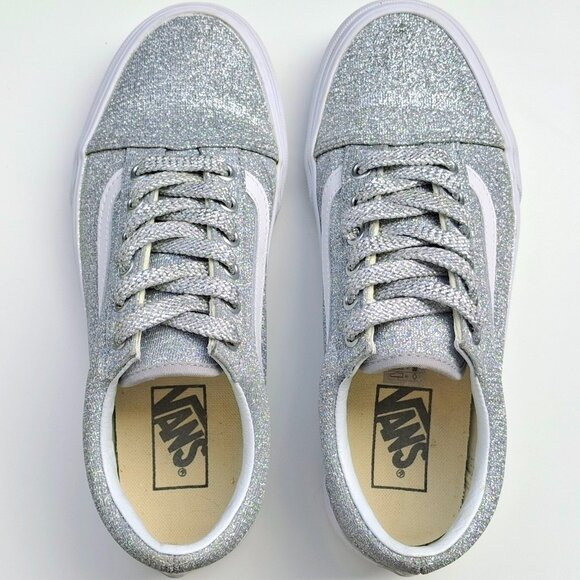 Vans Glitter Old Skool Sneaker Sz 7 - Picture 3 of 9